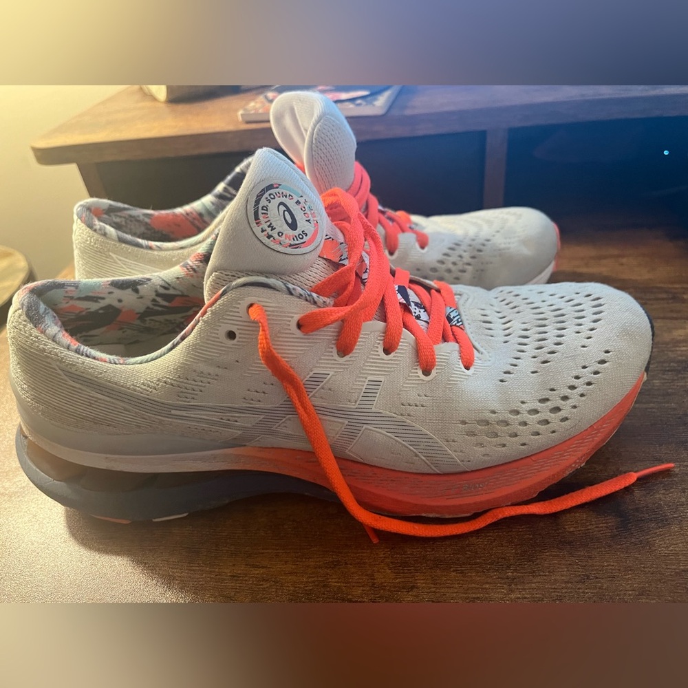 Women’s Gel-Kayano Asics - White and Orange